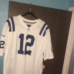 Andrew luck white colts jersey